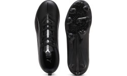 Футбольные бутсы подростковые Puma Ultra 5 Play FG/AG Jr чёрные 107695 02