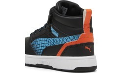 Puma bērnu apavi Rebound V6 Mid Jr Black Blue White 397946 02