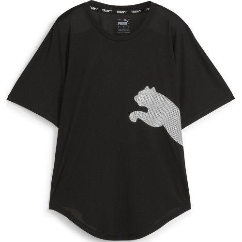 Puma sieviešu krekls Train All Day Big Cat Tee Black 523802 51