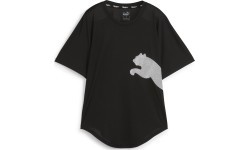 Puma Women's T-Shirt Train All Day Big Cat Tee Black 523802 51