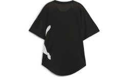 Puma Women's T-Shirt Train All Day Big Cat Tee Black 523802 51