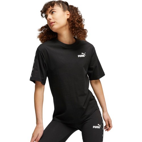 Puma Ess Tape Tee Women's Shirt Black 675994 01