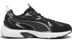 Puma Milenio Tech Suede vīriešu apavi Black White Silver 393489 01