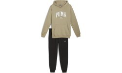 Мужской спортивный костюм Puma Squad Hooded Beige Black 681901 67
