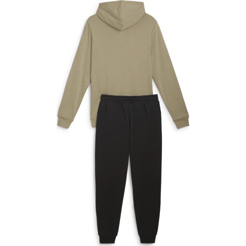 Puma Squad Hooded vīriešu sporta kostīms Beige Black 681901 67