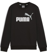 Puma Ess + 2 Col Big Logo FL Junior Hoodie Black 586986 60