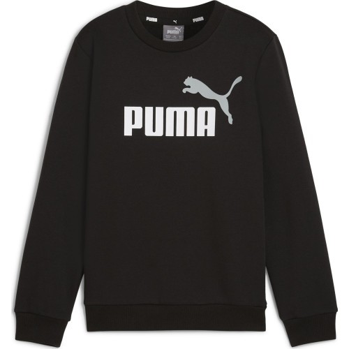 Puma Ess + 2 Col Big Logo FL Junior Hoodie Black 586986 60