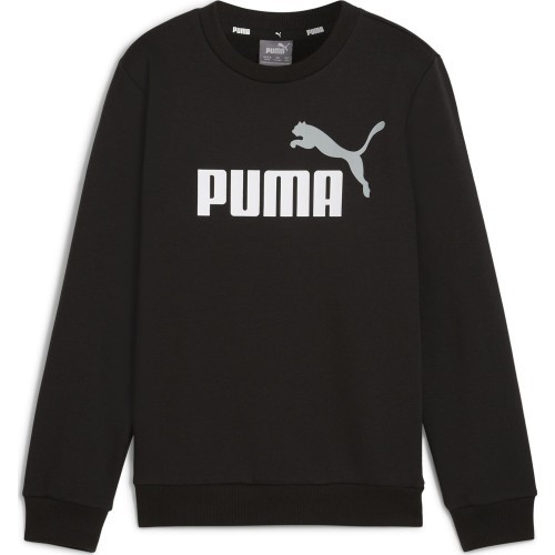 Puma толстовка подростковая Ess + 2 Col Big Logo FL Black 586986 60
