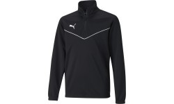 Толстовка подростковая Puma TeamRise 1/4 Zip Black 657395 03