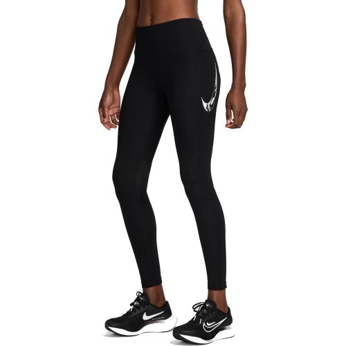 Nike sieviešu legingi W Nk Df Fast Mr 7/8 Tights Black FV6682 010