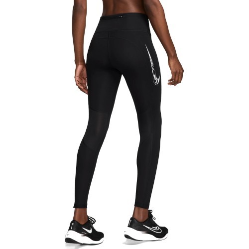 Женские легинсы Nike W Nk Df Fast Mr 7/8 Tights Black FV6682 010