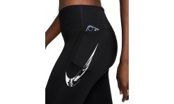 Nike sieviešu legingi W Nk Df Fast Mr 7/8 Tights Black FV6682 010