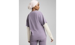 Puma sieviešu blūze Ess Tape Tee, violeta