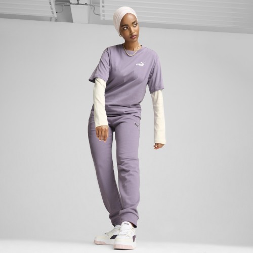 Puma Ess Tape Tee Women's Blouse, Purple