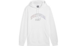 Puma Ess+ Logo Lab Hoodie FL vīriešu jaka, balta 681775 02