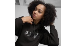 Puma sieviešu džemperis Ess+ Animal Hoodie Fl Black 681492 01