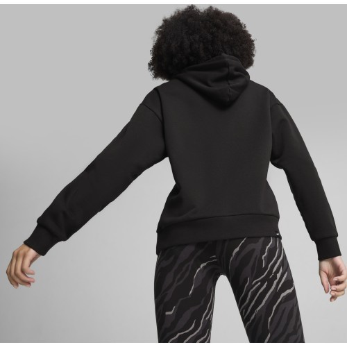 Женская толстовка Puma Ess+ Animal Hoodie Fl Black 681492 01
