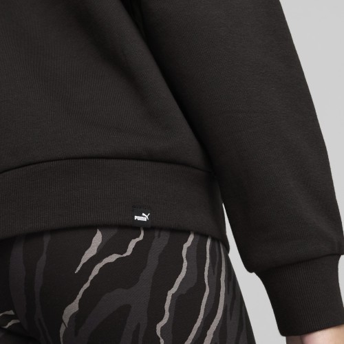 Puma Women's Sweatshirt Ess+ Animal Hoodie Fl Black 681492 01