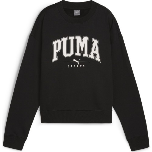 Puma Squad Crew FL sieviešu džemperis Black 681539 01