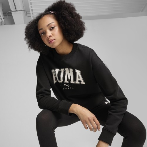 Женский свитшот Puma Squad Crew FL Black 681539 01