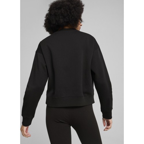 Puma Squad Crew FL sieviešu džemperis Black 681539 01