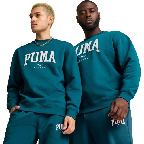 Puma Men's Sweatshirt Squad Crew FL Cold Green 681794 22
