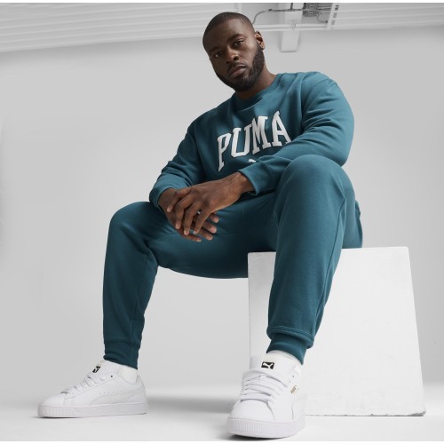 Puma Men's Sweatshirt Squad Crew FL Cold Green 681794 22