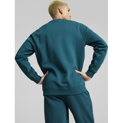 Puma Men's Sweatshirt Squad Crew FL Cold Green 681794 22