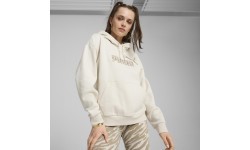 Женская толстовка Puma Ess+ Animal Hoodie Fl White 681492 87