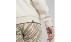 Puma Ess+ Animal Hoodie FL women's sweatshirt, white, 681492 87