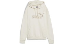Puma Ess+ Animal Hoodie FL women's sweatshirt, white, 681492 87