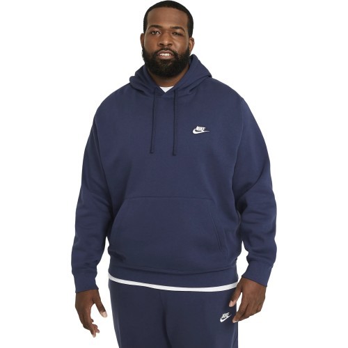 Nike Men's Sweatshirt NSW Club Hoodie PO BB FL Navy BV2654 410