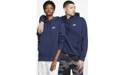 Nike Men's Sweatshirt NSW Club Hoodie PO BB FL Navy BV2654 410