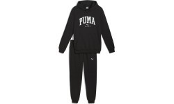 Puma Squad Hooded vīriešu sporta tērps, melns, 681901 01