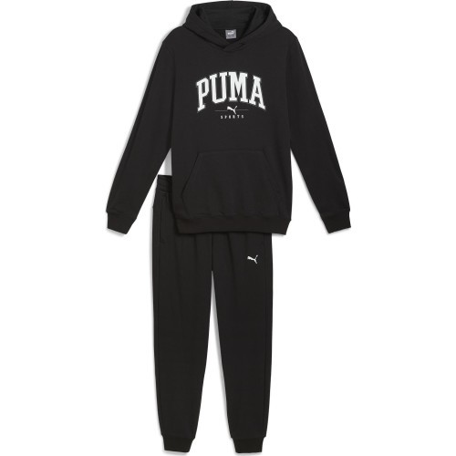 Спортивный костюм мужской Puma Squad Hooded чёрный 681901 01