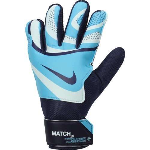 Nike GK Match Jr vārtsarga cimdi HO23 Blue Black FJ4864 420
