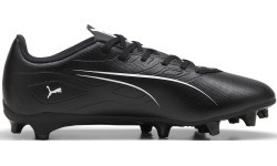 Футбольная обувь Puma Ultra 5 Play FG/AG унисекс, чёрная 107689 02
