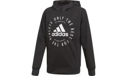 Толстовка для подростков Adidas Yb Sid Po Black DV1700