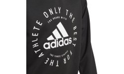 Толстовка для подростков Adidas Yb Sid Po Black DV1700