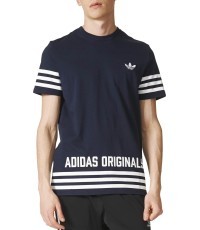 Adidas Originals STREET GRP TEE T-shirt Blue AZ1139