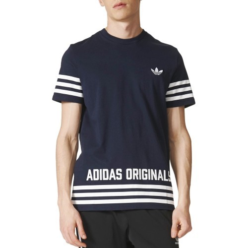 Adidas Originals STREET GRP TEE T-shirt Blue AZ1139