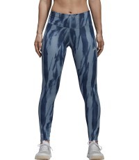 Женские леггинсы Adidas D2M HR Run, синие CF4589
