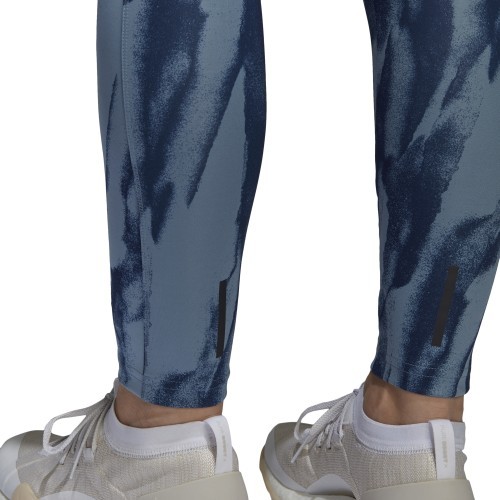 Женские леггинсы Adidas D2M HR Run, синие CF4589