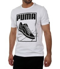 Puma Track Tee T-Shirt White 594870 02
