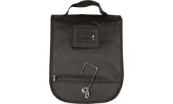 BLACK COSMETIC ORGANIZER WITH MIRROR