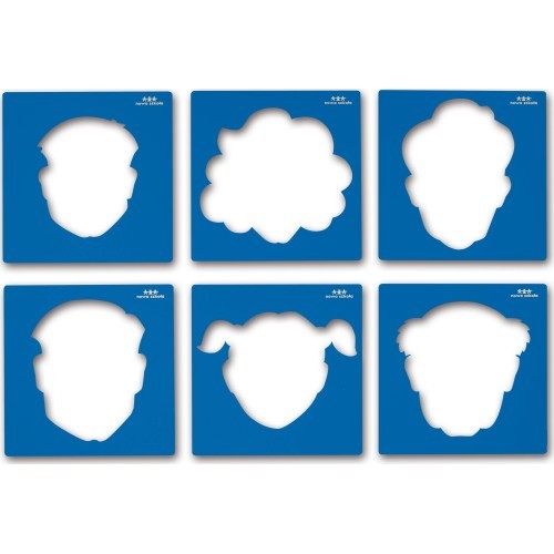 Maxi Faces. Šabloni