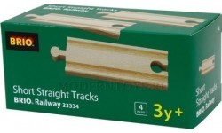 BRIO набор коротких прямых рельсов, 33334