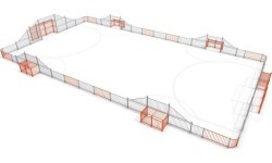 Futbola laukums Arena Inter-Play 5c (29x16 m)