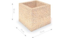 Бетонное кашпо Inter-Play 08