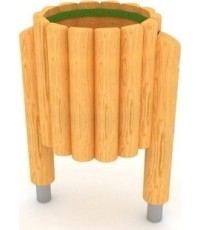 Деревянное мусорное ведро модел GT-0053